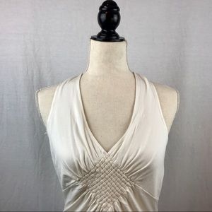 EUC WHBM White Fully Lined Halter Top